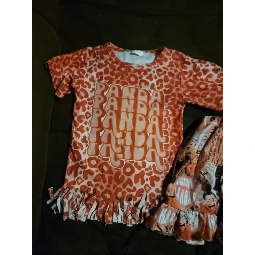 Boutique turning red panda outfit size‎ 3t